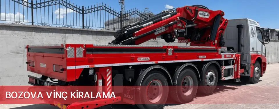 Bozova İlçemi Vinç Kiralama